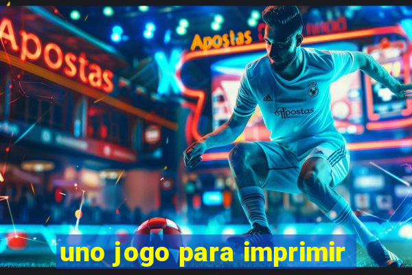 uno jogo para imprimir